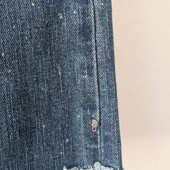 Scotch & Soda Women's Blue Ankle Jeans With White Speckles ~ Size 27 - Picture 7 of 12